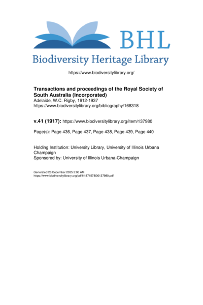 Transactions and proceedings of the Royal Society of South Australia (Incorporated)- Woma Excerpt