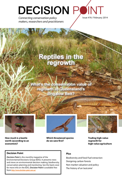 Reptiles in the regrowth