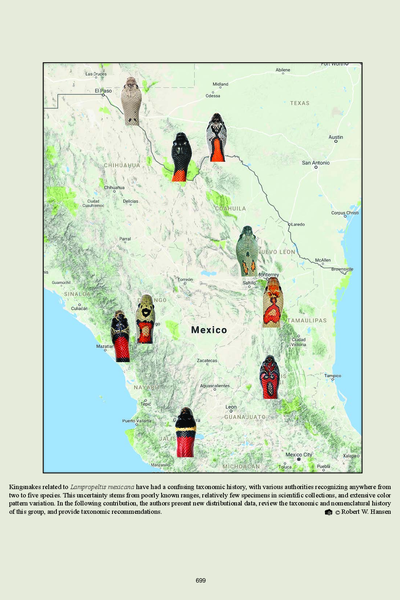 Distribution analysis, taxonomic updates, and conservation status of the Lampropeltis mexicana group (Serpentes: Colubridae)
