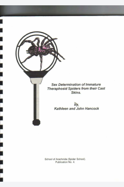 Sex Determination of Immature Theraphosid Spiders from Their Cast Skins. Welcome to the World of Tarantulas